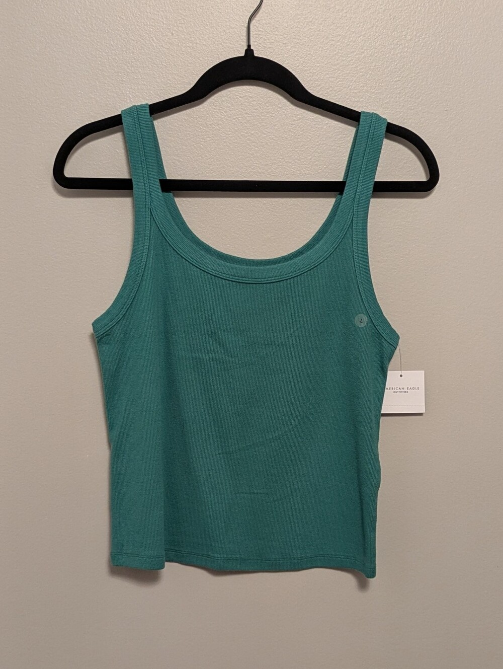 NWT American Eagle Daily Fave Tank Gatsby Green